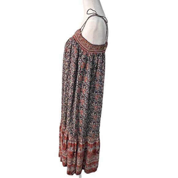 Ulla Johnson Imane Sun Dress Spaghetti Strap Floral Size 2 SIlk Flowy Boho Indie - Picture 5 of 12